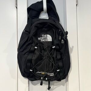 The North Face Equipment Small Backpack Hiking Camping Black Chevy Avalanche